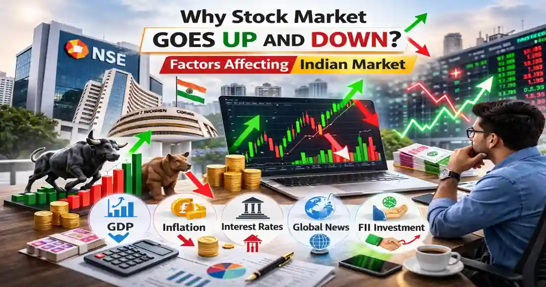 Why stock market goes up and down – factors affecting Indian market explained
